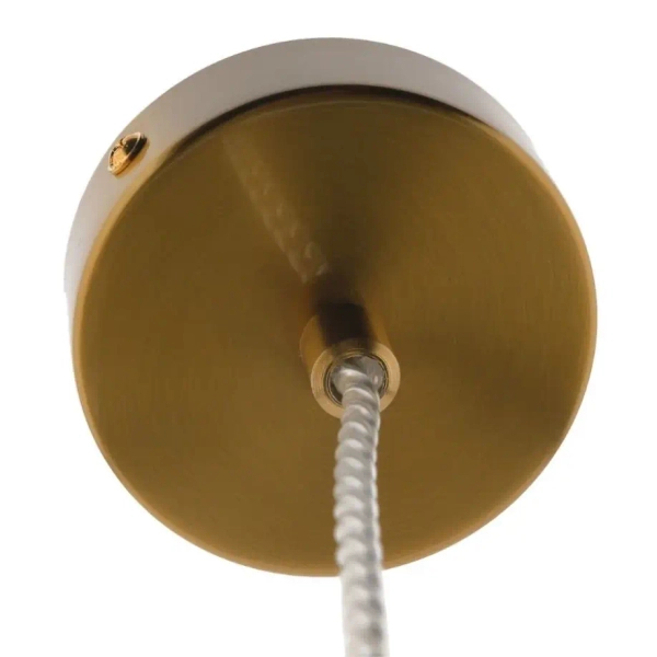 Szklana lampa wisząca GLOBO-HD80308-G4 kula do kuchni złoty