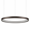 Pierścieniowa lampa wisząca ring ZACAPU LE44322 LED 40W 3000K brązowa