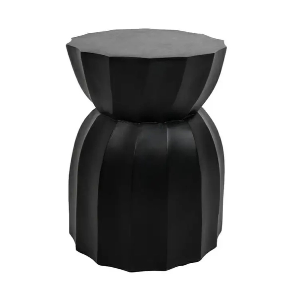 Stolik do nowoczesnych salonów ROLLING MM001501100314 czarny drewniany 35cm