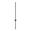 Salonowy kinkiet ścienny Vinto WL-73526-90-4K-BL Italux LED 10W 4000K podłużny czarny