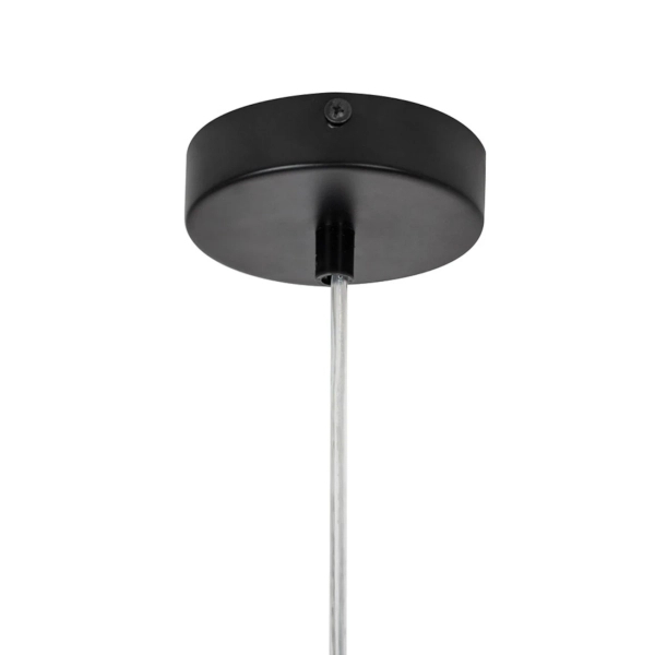 Czarna lampa wisząca Alure sypialniana nad łóżko kule