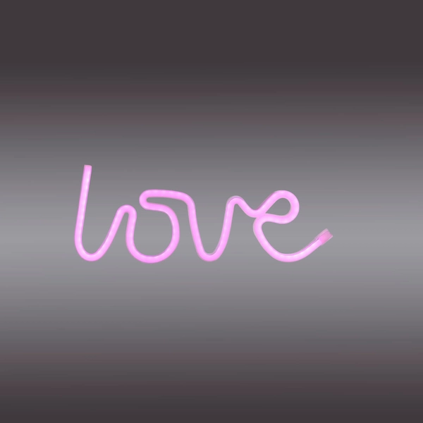 Lampa ścienna NEON-LOVE 85021-87 Just Light LED 6,5W do sypialni różowy