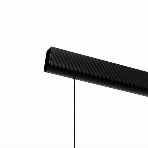 Ledowa lampa wisząca LINEA 11180102 Kaspa 40W 3000K ściemnialna belka czarna