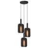 Lampa wisząca Rafal 45492/13/36 nad kanapę filc czarna szara