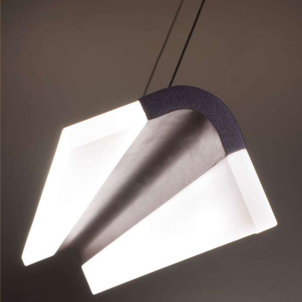 LAMPA wisząca CURACOA A0011-320 Candellux metalowa OPRAWA listwa LED 33W 4000K belka ZWIS podłużny brązowy