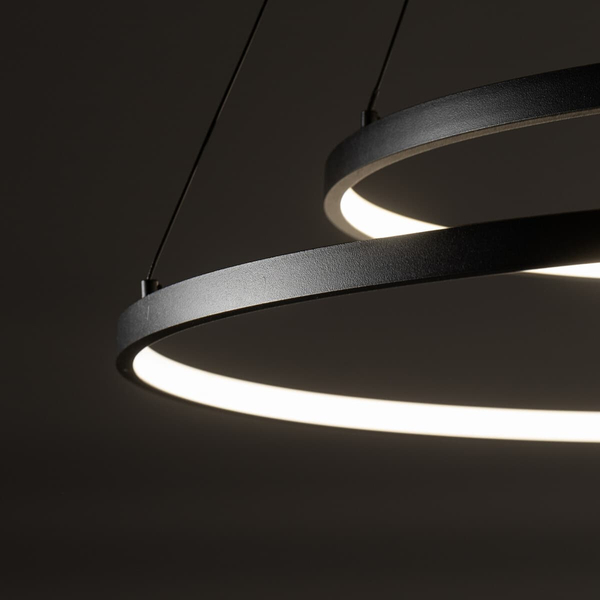 Pierścieniowa wisząca lampa Circolo 10814 Nowodvorski LED 35W 3000K czarna