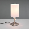 Nocna lampka Ole R51061007 RL Light podłużna do sypialni biała nikiel