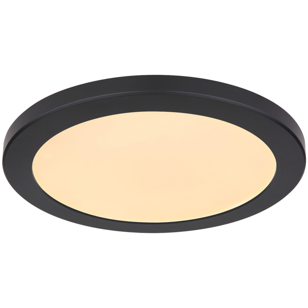 LAMPA sufitowa LASSE 12379-24B Globo okrągła OPRAWA metalowa LED 24W 3000K - 6500K plafon czarny