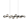 Wisząca lampa E-POPUP czarna przydymiona 2557-15 18xLED 1.8W zmienna barwa