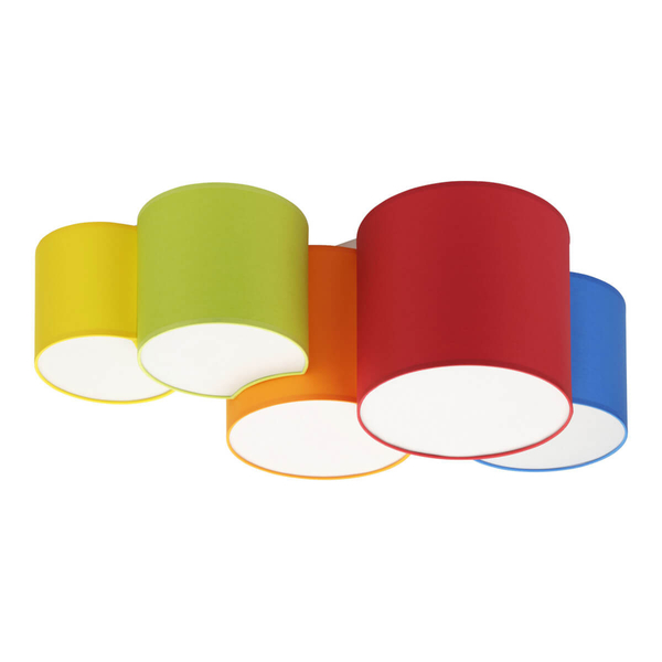 Lampa sufitowa Mona 3277 TK Lighting do pokoju dziecięcego wielokolorowa