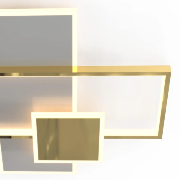 Przysufitowa lampa Salo MX4463-3-3YYCGT LED 4000K 46W srebrny złoty