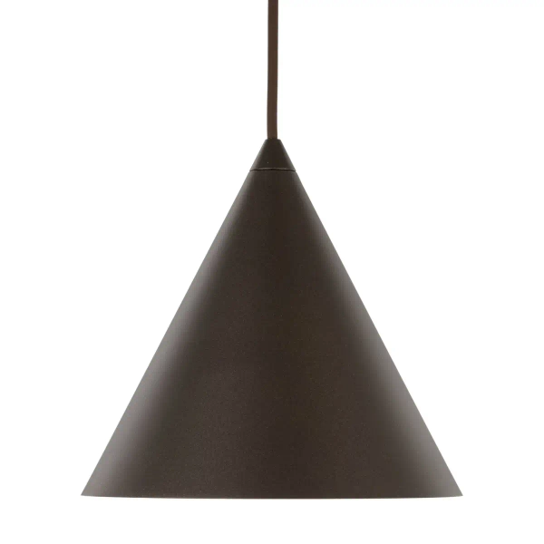 Zwieszana lampa salonowa CONO 10073 trójkątna brązowy