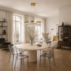 Kryształowa wisząca lampa ALEXIS złota ST-8876P-60 1xLED 15W 3000K ring