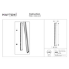 Lampa magnetyczna na sufit Points TR082-1-18W4K-M-W 16W 4000K owalna biały