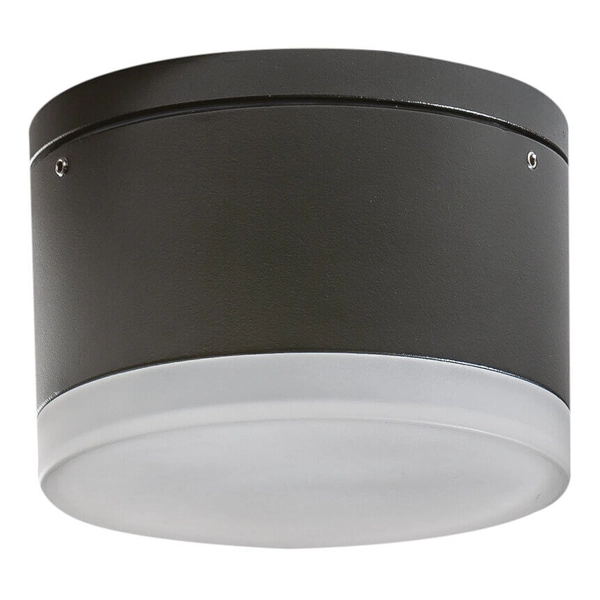 Zewnętrza lampa przysufitowa APULIA AZ4335 LED 8W 3000K IP54 okrąg szary