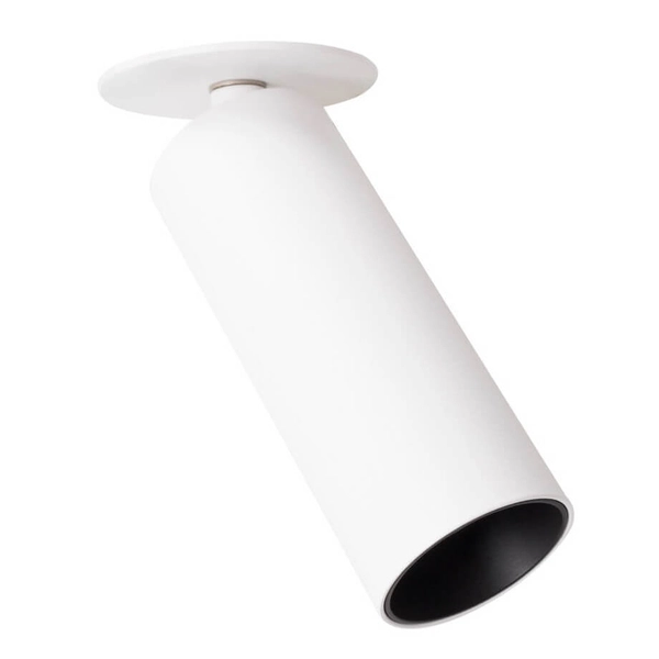 Lampa wpustowa tubka HALO H0124 Maxlight LED 7W 3000K sypialniana biały czarny