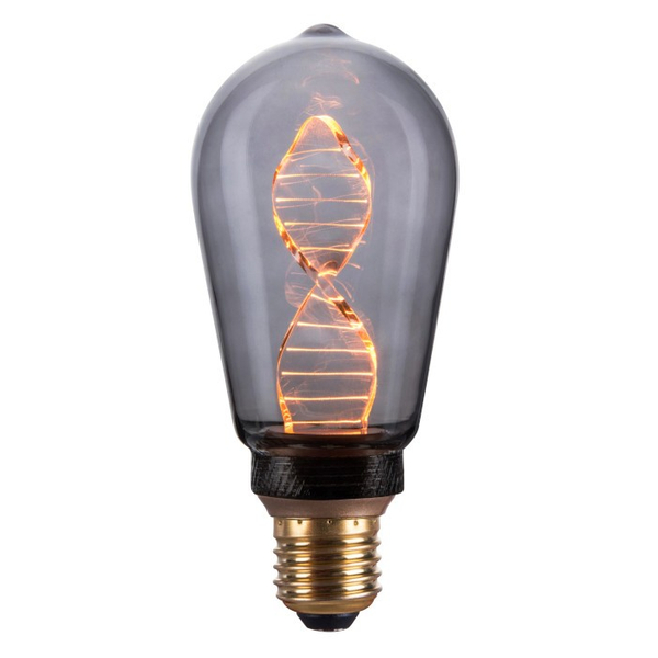 Loftowa żarówka przydymiona DecoVintage 317681 Polux ST64 LED E27 edison 3,5W 60lm 230V biała ciepła