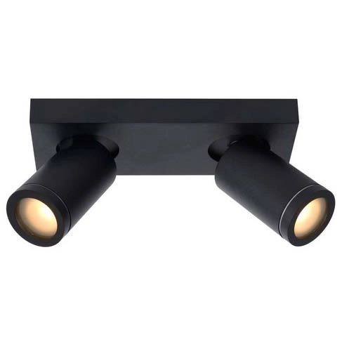 Regulowany spot sufitowy Taylor 09930/10/30 czarne tuby nad łóżko