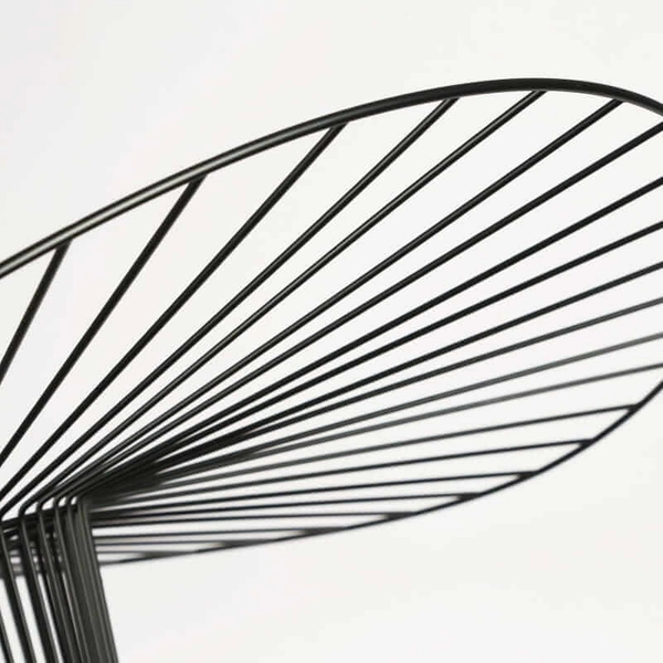 Zawieszana lampa Petti ABR-PETTI-70 Abruzzo falowana druciana czarna