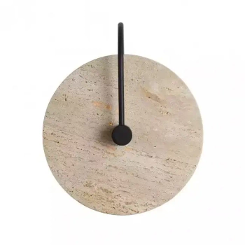 Naturalny ścienny kinkiet Travertino CGTRAVERT LED 4W 3000–6000K czarny