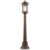 Lampa ogrodowa stojąca Salamanca O031FL-01BR retro brązowa