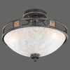 Wzorzysta lampa sufitowa QUINTA 608100324 Trio dekoracyjna czarna miedziana