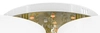 Glamour LAMPA sufitowa DRS8006/5 21QG Elem abażurowy plafon z łańcuszkami biały mosiądz