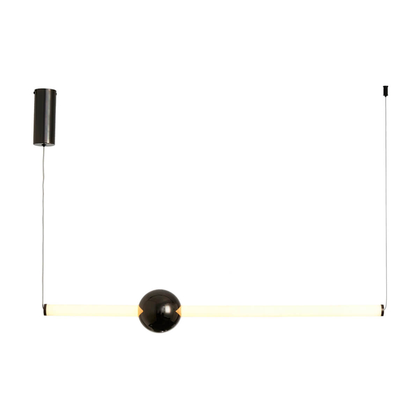 Wisząca lampa nad wyspę O-Line ST-1688S-BK Step LED 12W 3000K belka biała