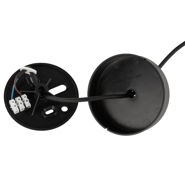 Lampa zwisowa do gabinetu Earth 4654 round walec okrąg grafitowa