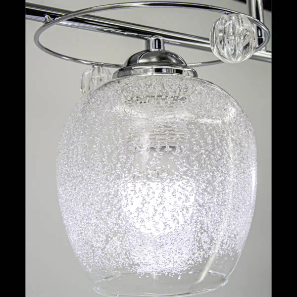Kryształowa lampa sufitowa 8821/2 8C salonowa chrom