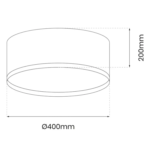Lampa sufitowa RONDO GREEN ML7071 LED 18W 4000K tuba zielona złota