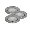 Kuchenne oczka sufitowe 3 sztuki zestaw LITE 1163 IP40 chrom