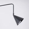 Lampa ścienna na wysięgniku NOX SL.1697 z wtyczką regulowana czarna