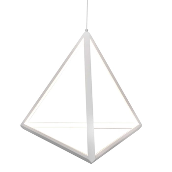 LAMPA wisząca TRÓJKĄT LED 20W 3000K 310927 Polux geometryczna OPRAWA biała