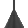 Zwieszana lampa stożkowa ZENITH 11454 do salonu jedwabisty grafit