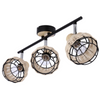 Sufitowa lampa Tajga 93-12227 Candellux regulowana drewniana czarna