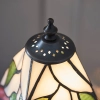 Stołowa lampka tiffany Botanica 63963 z wtyczką szklana brązowa kolorowa