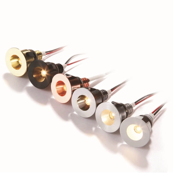 Okrągła lampa podtynkowa POINT 288001106 LED 1W 3000K chrom