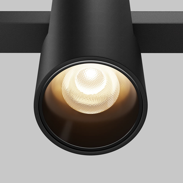Natynkowa lampa do szyny Alfa TR122-2-7W3K-B LED 7W 3000K czarny