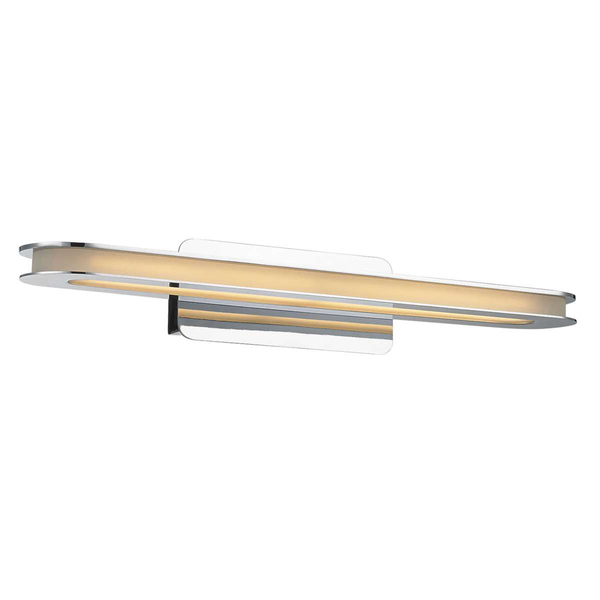 Kinkiet LAMPA ścienna SCARLETT MB1279M Italux metalowa OPRAWA listwa LED 8W 3000K galeryjka chrom