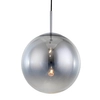 Skandynawska LAMPA wisząca PALLA LP-2844/1P CH Light Prestige loftowa OPRAWA szklany ZWIS kula loft ball srebrna przezroczysta
