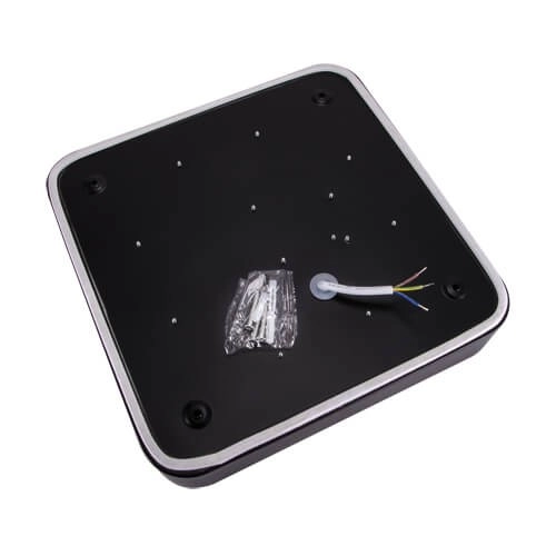 Plafon LAMPA sufitowa TOTEM LED D 03930 Ideus metalowa OPRAWA kwadratowa LED 24W 4000K plafoniera minimalistyczna czarna