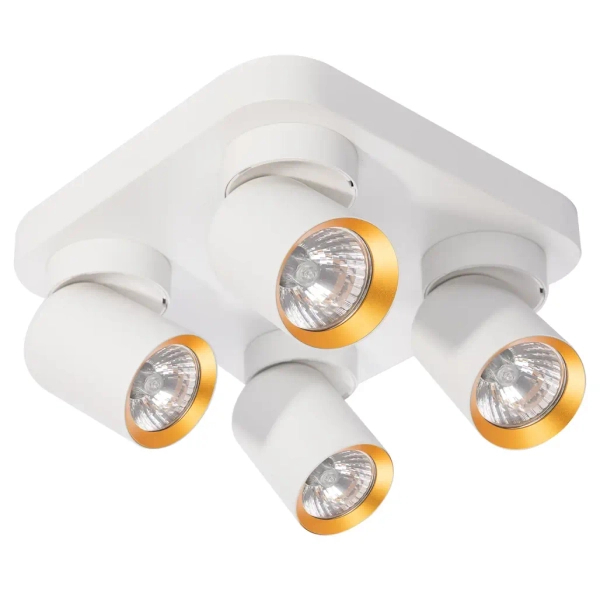 Lampa na podsufitce regulowane ANDY ML9940 do kuchni biało złoty