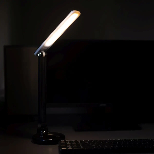 Ledowa lampa BIURKOWA 1913-BK LED 6W CCT regulowana czarna