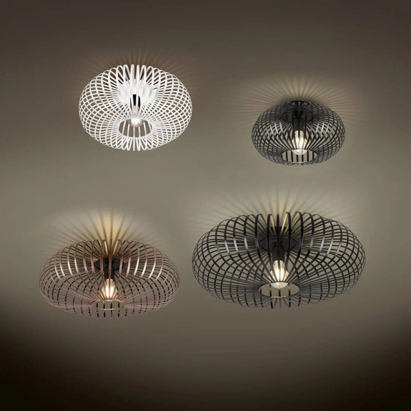 Lampa nasufitowa JOHANN 606903032 Trio klatka do jadalni czarna