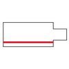 Zasilanie końcowe szynoprzewodu CTLS RECESSED POWER END CAP 8690 Nowodvorski uziemienie prawe do 3-fazowej szyny podtynkowej cz