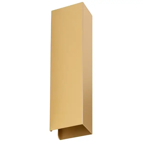 Ścienna lampa Malmo 10457 prostokątny do holu złoty