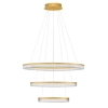 Wisząca lampa pierścienie LANTELVO LE45394 LED 90W 2700-4000K złota