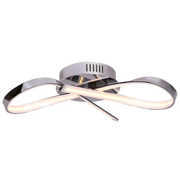 Designerski plafon jadalniany INFINITY C0099 LED 14W 3000K metal chrom