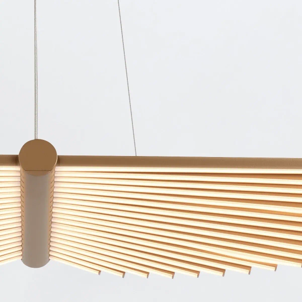 Lampa wisząca nad stół Seraph QN-SERAPH-LP-L-BG LED 57W 3000K złota